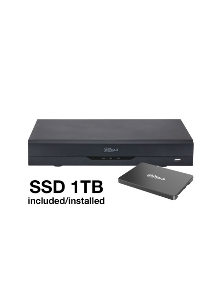 Dahua Dahua-4269-fo DH-XVR5104H-I3-1 × 1T / SSD XVR Dahua 5 em 1 de 4 canais 5MP com SSD 1TB