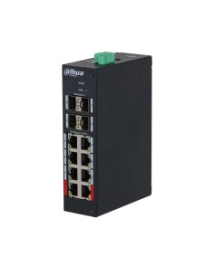 Dahua Dahua-4254 DH-HS4412-8ET-120 Switch Industrial PoE L2 8 portas