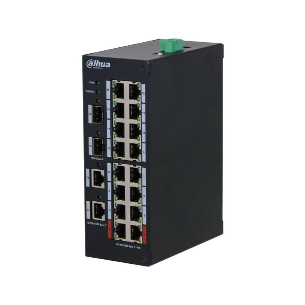 Acheter DAHUA DAHUA-4257 commutateur PoE industriel 16 ports Gigabit