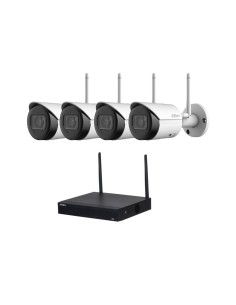 Dahua-Dahua-4258-FO-DH-KIT / NVR1104HS-W-S2 / 4-IPC-HFW1230B-serra-0280B-Kit Dahua