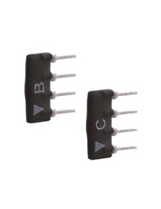 OPTEX OPTEX-228 PEU-J (Pack) Pacote de 100 módulos finais de resistência final para detectores Optex