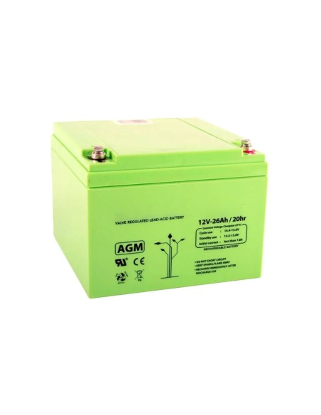 Por Demes Dem-956 Dem-956 12V / 26 AGM Bateria Ah