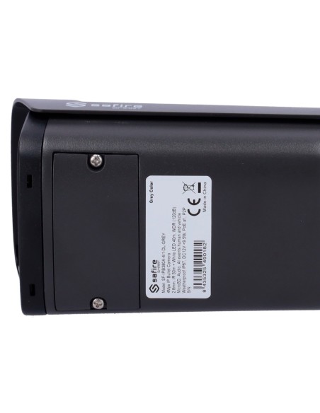 Comprar SAFIRE SMART SF-IPB380A-4I1-DL-GREY Safire Smart - Cámara Bullet IP gama I1 AI Avanzada y DualLight - Resolución 4 Megap