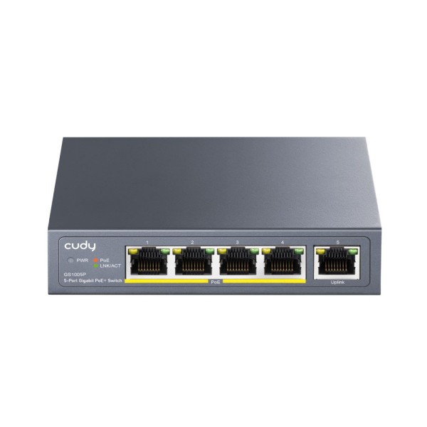 Acheter CUDY CUDY-55 Switch PoE+ Gigabit à 5 ports