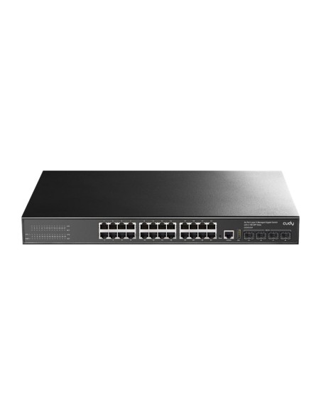 CUDY CUDY-64 GS5024S4 Switch L3 de 24 portas de gigabit e 4 slots SFP +