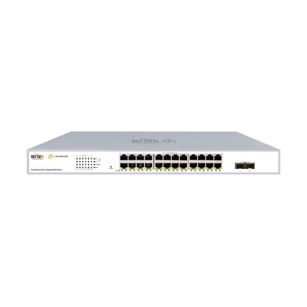 Acquista WI-TEK Switch WITEK-0035N PoE gestito nel cloud a 24 porte Gigabit