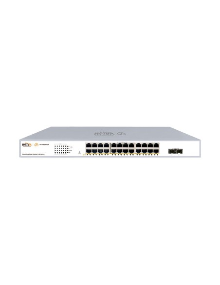 Wi-tek witek-0035n wi-pcs326gf v2 switch poe gerenciado na nuvem de 24 portas gigabit