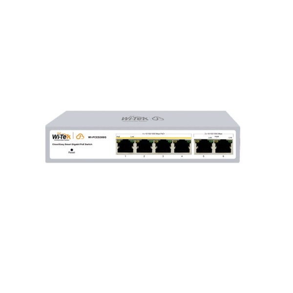 Comprare WI-TEK Switch WITEK-0073N PoE gestito nel cloud a 4 porte Gigabit