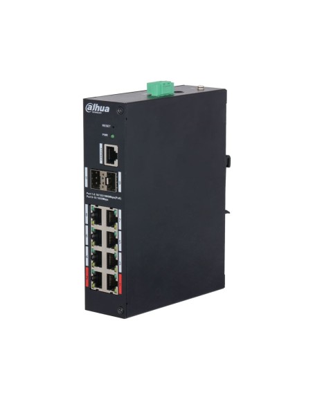 Dahua Dahua-4384 DH-HS4210-8GT-110 Switch PoE Industrial L2 de 10 portas