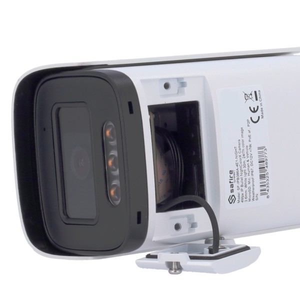 Acheter SAFIRE SMART SF-IPB386A-4E1-NIGHT Safire Smart caméra Bullet IP gamme E1 avec AI-ISP - Capteur 1/2.9" grande ouverture F