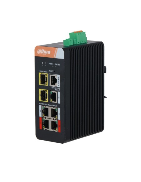 Dahua Dahua-4430 DH-IS4207-4GT-120 Switch Industrial L2 de 7 portas com 4 PoE