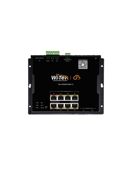 Kaufen Sie WI-TEK WITEK-0120 industriellen, in der Cloud verwalteten 8-Port-Gigabit-PoE-Switch