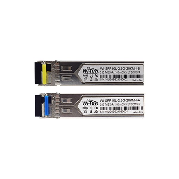 Acquistare WI-TEK WITEK-0123 Modulo SFP monomodale da 2,5 Gbps di grado industriale