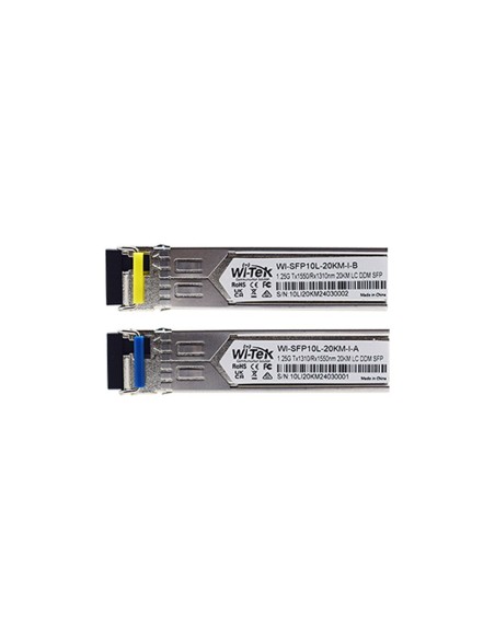 Acquistare WI-TEK WITEK-0124 Modulo SFP monomodale da 1,25 Gbps di grado industriale