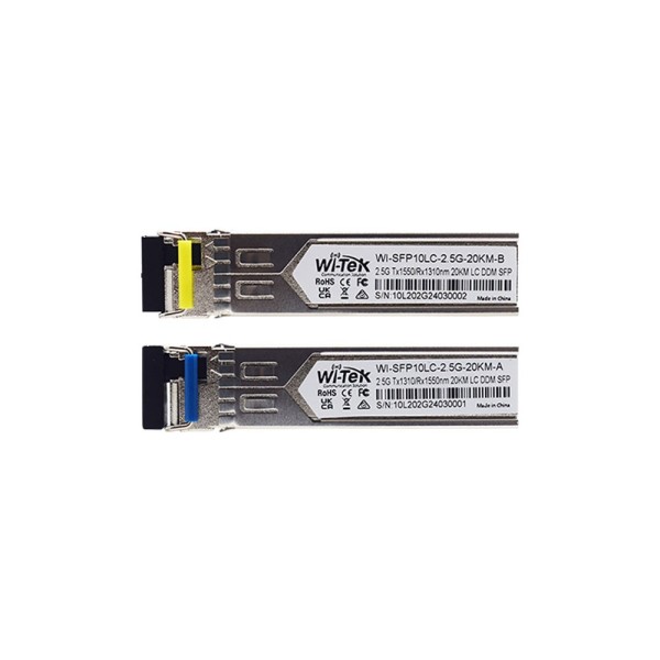 Wi-Tek Witek-0127 WI-SFP10LC-2.5G-20KM Módulo SFP Monomodo 2.5 Gbps