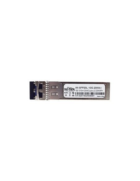 Wi-Tek Witek-0131 WI-SFP20L-10G-20KM-I Módulo SFP Monomodo 10 Gbps Grau Industrial