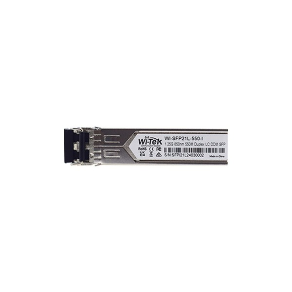 Wi-Tek Witek-0134 WI-SFP21L-550-I Módulo SFP Grau Industrial de 1,25 Gbps 1,25 Gbps