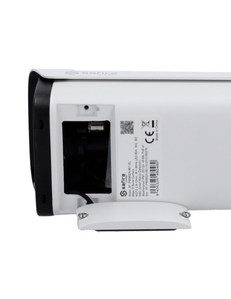 SAFIRE SMART SF-IPB580ZA-6E1-DL SAFIRE SMART - Bullet Câmera IP Gama E1 Inteligência Artificial - 6 Megapixel Resolução (3200 × 