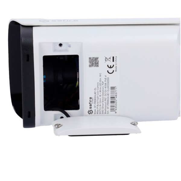 SAFIRE SMART SF-IPB580ZA-8E1-DL SAFIRE SMART - Câmera Bala IP Gama E1 Inteligência Artificial - Resolução 8 Megapixel (3840 ×