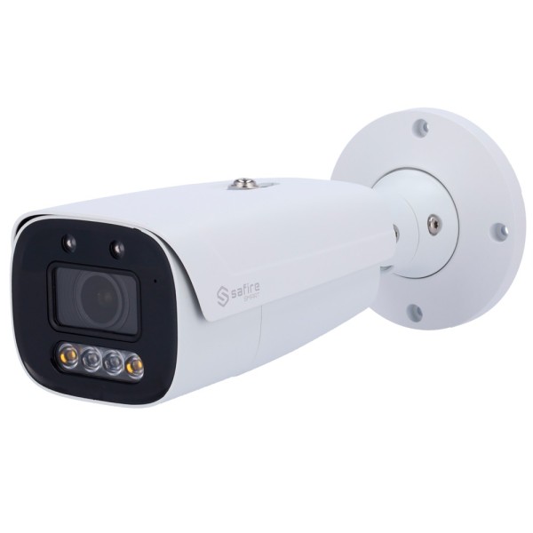 Kaufen SAFIRE SMART SF-IPB580ZCA-4I1-SL Safire Smart – IP-Bullet-Kamera der I1-Serie mit aktiver Abschreckung – Auflösung 4 Mega