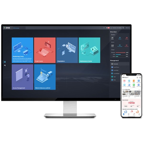 Dahua-Dahua-4516-DHI-DSSPRO8-Access Control Integration-System-License-DSS Licença Pro 8 para integração de controle de acesso