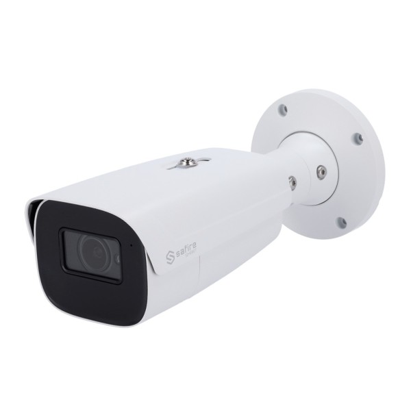 SAFIRE SMART SF-IPB585ZA-4LPR-0832V2 SAFIRE SMART - Bala de câmera IP Gama LPR - Resolução 4 Megapixel (2592x1520) - Lente Motor