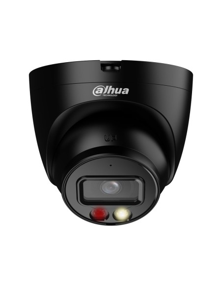 Dahua Dahua-4545 DH-IPC-HDW2449TP-S-IL-0280B-Black 4MP IP Dome com luz dupla inteligente para exterior