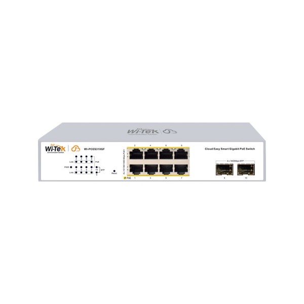 Acheter le switch géré dans le cloud à 8 ports Gigabit WI-TEK WITEK-0155 PoE