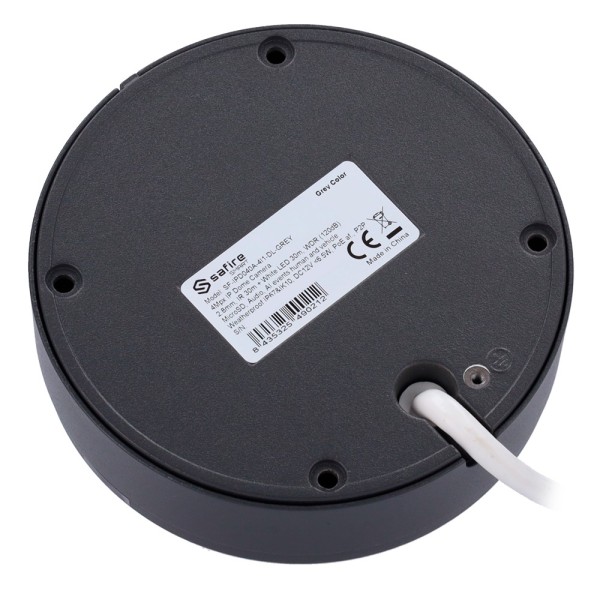 SAFIRE SMART SF-IPD040A-4I1-DL-cinza SAFIRE SMART - Câmera de Dome IP IP I1 AI Avançado e Duallight - Resolução 4 Megapixel (268