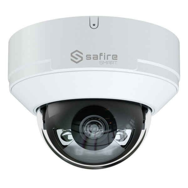 SAFIRE SMART SF-IPD040A-6E1-DL SAFIRE SMART - Câmera IP da Dome E1 Inteligência Artificial - Resolução 6 Megapixels (3200x1800