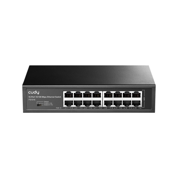 CUDY CUDY-81 FS1016 Interruptor de 16 portas rápidas Ethernet