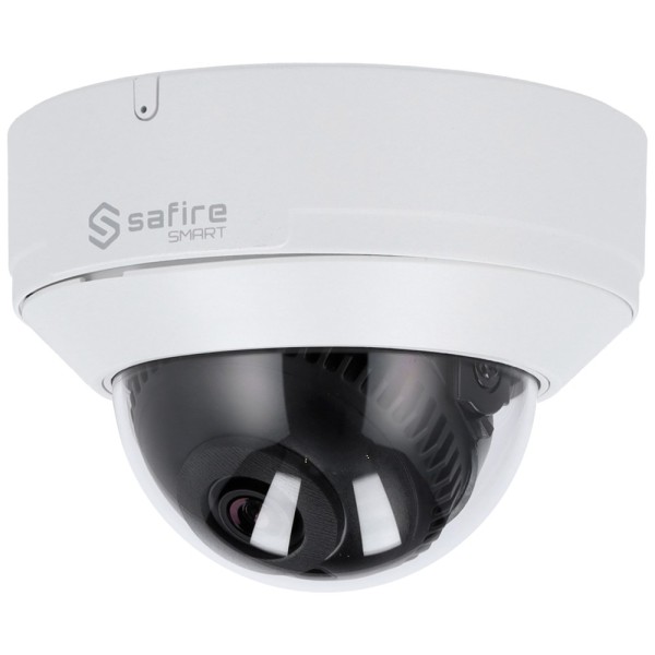 SAFIRE SMART SF-IPD040A-6I1 SAFIRE SMART - Câmera Dome IP Gama I1 AI Avançado - Resolução 6 Megapixel (3296 × 1856) - Lente 2,8 