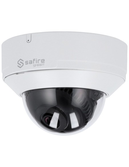 SAFIRE SMART SF-IPD040A-6I1 SAFIRE SMART - Câmera Dome IP Gama I1 AI Avançado - Resolução 6 Megapixel (3296 × 1856) - Lente 2,8 