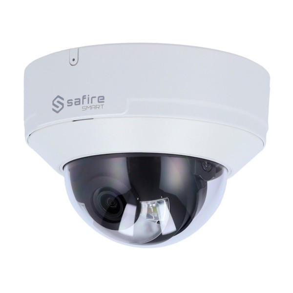 SAFIRE SMART SF-IPD040A-6I1-DL SAFIRE SMART - Câmera Dome IP Faixa I1 AI Avançado e Duallight - Resolução 6 Megapixel (3296x1856