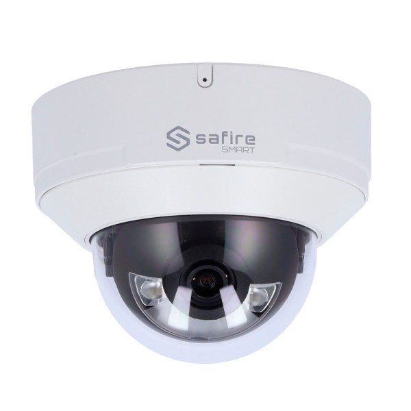 SAFIRE SMART SF-IPD040A-6I1-DL SAFIRE SMART - Câmera Dome IP Faixa I1 AI Avançado e Duallight - Resolução 6 Megapixel (3296x1856