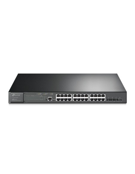 Acheter le switch L2+ TP-LINK TPLINK-042 avec 24 ports PoE+ Gigabit et 4 SFP+ 10 Gigabit