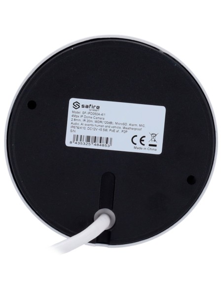 SAFIRE SMART SF-IPD050A-4I1 SAFIRE SMART - Faixa IP IP avançado IP - Resolução 4 Megapixel (2592x1520) - Lente 2,8 m