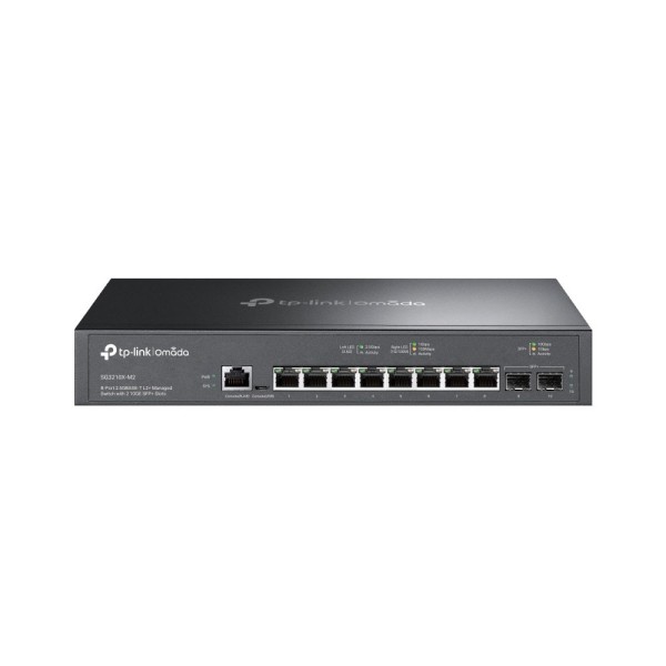 TP-Link Tplink-053 SG3210X-M2 Switch L2 + 8 Portas 2.5G e 2 SFP + 10 Gigabit