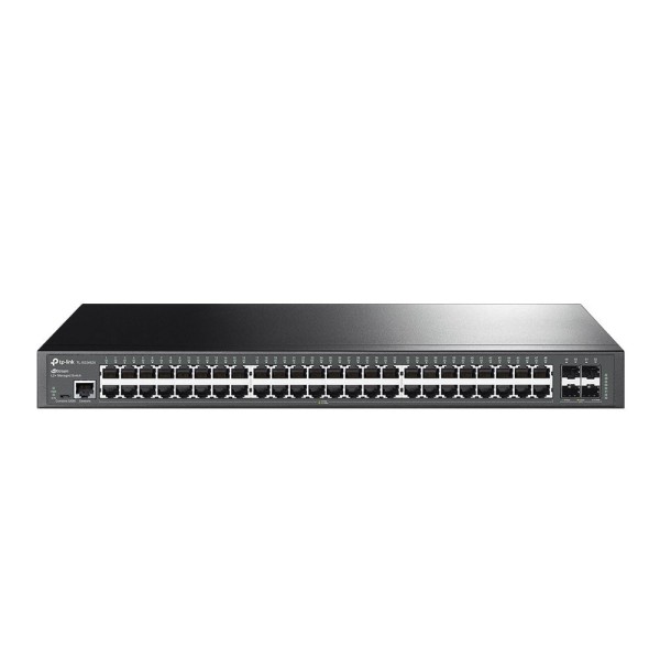 Acheter le switch TP-LINK TPLINK-054 L2+ avec 48 ports Gigabit et 4 ports SFP+ 10 Gigabit.