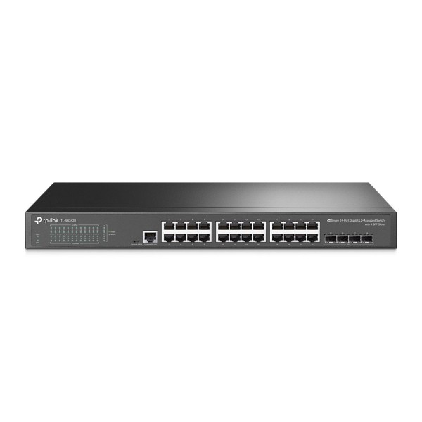 TP-Link Tplink-058 SG3428 Switch L2 Gigabit com 24 portas RJ45 e 4 SFP