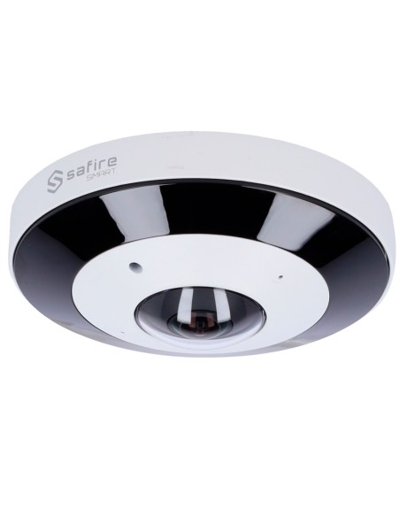 SAFIRE SMART SF-IPD360A-6I1 SAFIRE SMART - Câmera IP Fisheye Range I1 - Resolução 6 Megapixels (2160x2160) - Lente 1,1 mm, G