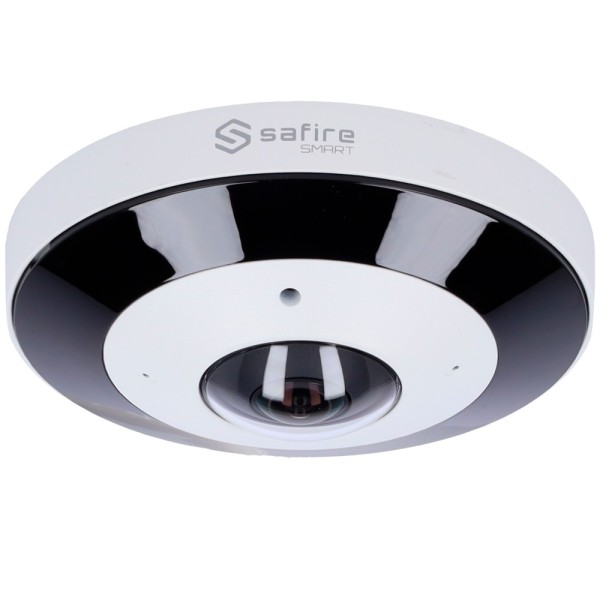 SAFIRE SMART SF-IPD360A-6I1 SAFIRE SMART - Câmera IP Fisheye Range I1 - Resolução 6 Megapixels (2160x2160) - Lente 1,1 mm, G