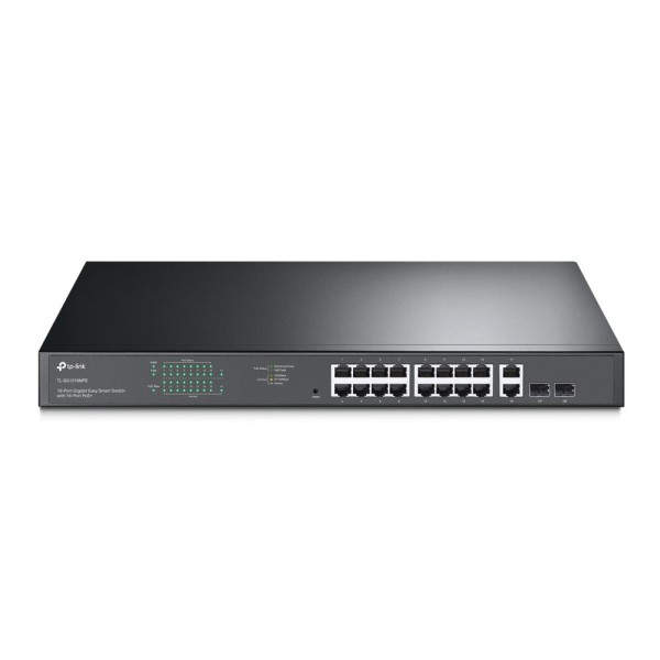 Acquista TP-LINK TPLINK-104 Switch PoE+ Gigabit Easy Smart a 16 porte e 2 combo SFP