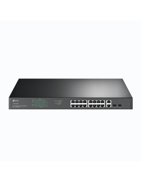 TP-Link Tplink-107 TL-SG1218MP Switch Poe + Gigabit de 16 portas e 2 combo SFP