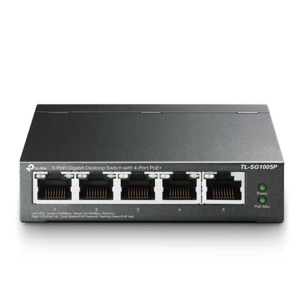Acquista TP-LINK TPLINK-111 Switch Gigabit a 5 porte con PoE+ a 4 porte