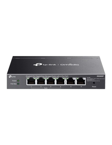 Acheter le commutateur Gigabit Easy Managed TP-LINK TPLINK-136 à 6 ports avec 4 PoE+
