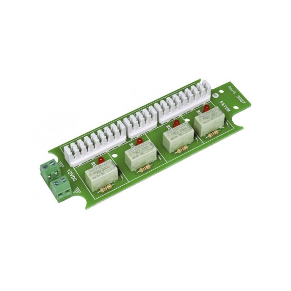 AlarmeTech Dem-975 3067.01 Bloco com 4 12V Relés CC