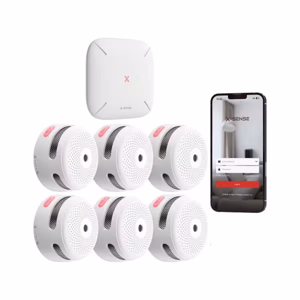 Kaufen Sie X-SENSE FOC-956 Set mit 6 intelligenten Meldern + 1 Hub für die X-Sense-Kommunikation