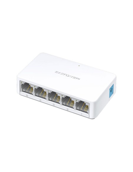Interruptor de Desktop TP-Link Tplink-195 MS105 de 5 portas 10/100 Mbps Mercuses