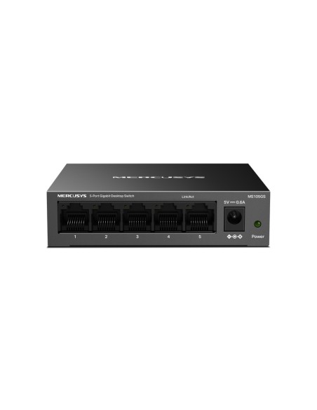 Acquistare TP-LINK TPLINK-199 switch Gigabit a 5 porte Mercusys con scocca metallica.